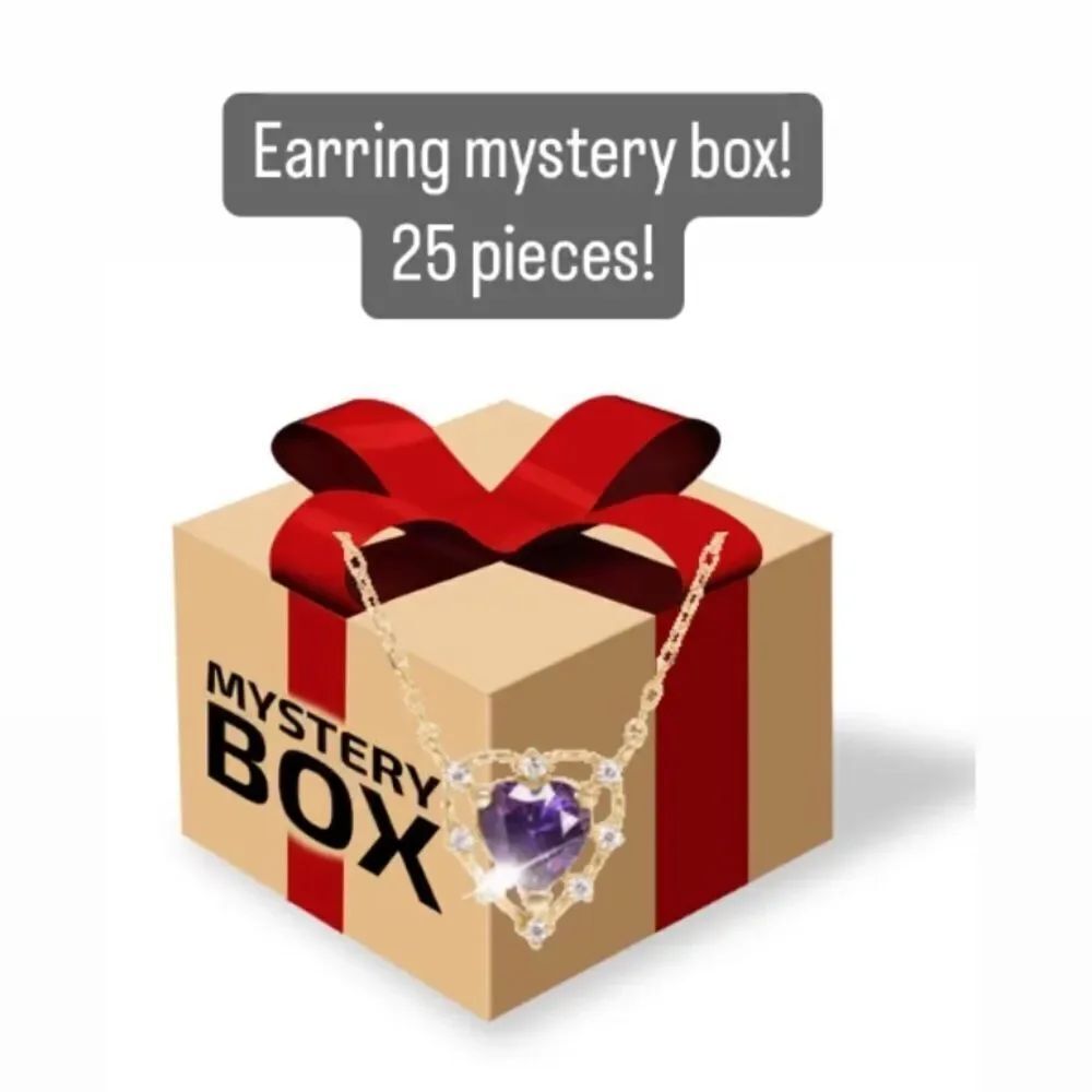 25 pc NEW Mystery boxโbrand new 25 pairs of earrings